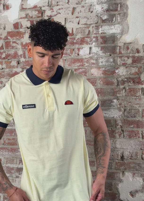 Ellesse Polo's Lessepsia polo - light yellow navy