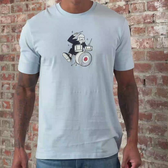 Ben Sherman T-shirts Drummer target - ice blue