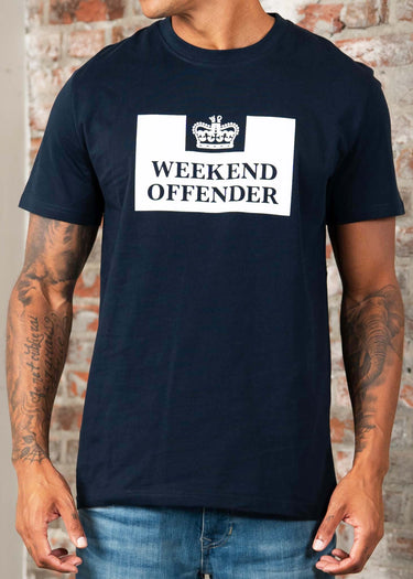 Weekend Offender T-shirts Prison t-shirt - navy