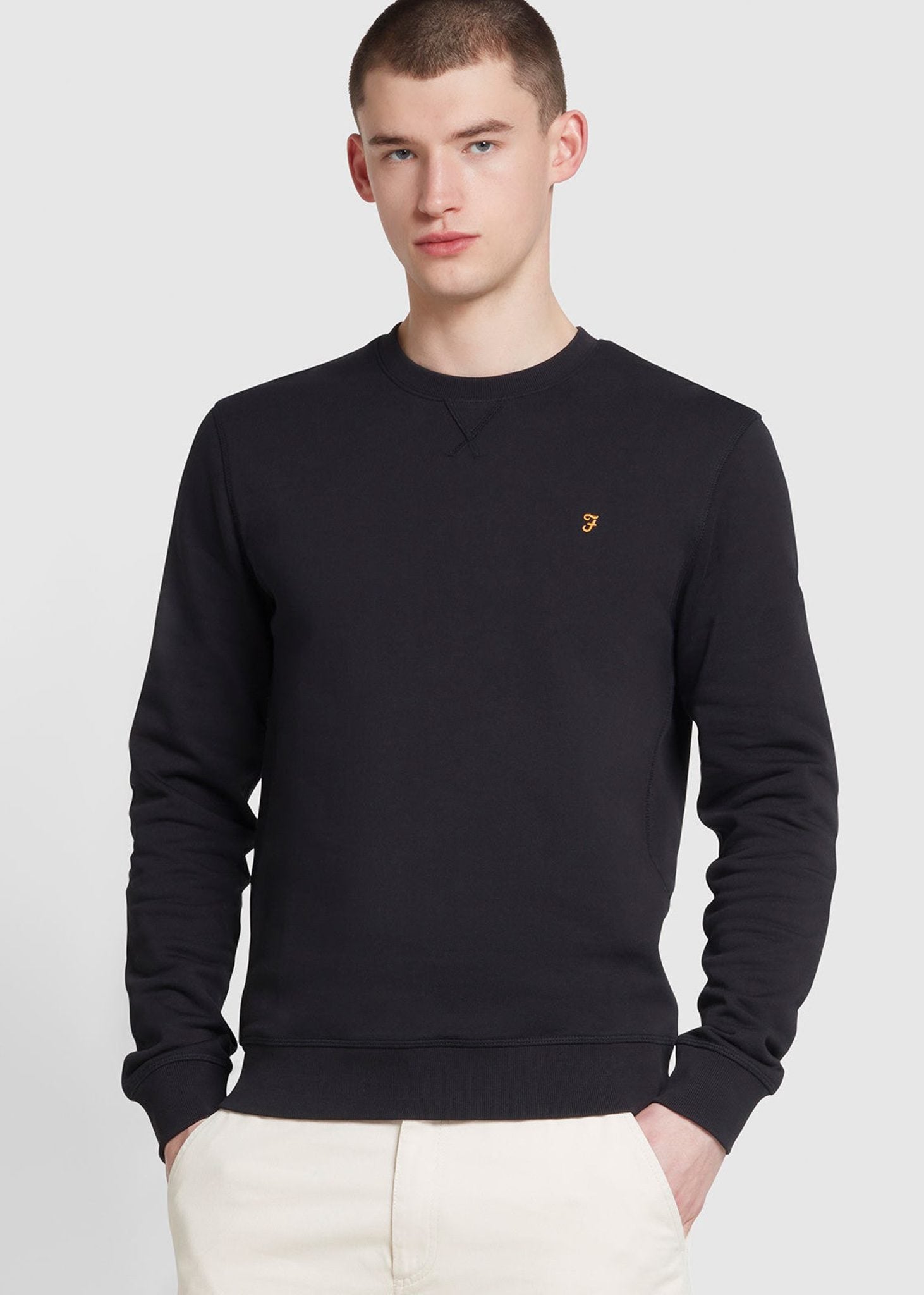 Farah Truien  Sweatshirt tim new crew - black 