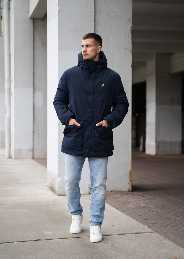 Lyle & Scott Jassen Membrane parka - dark navy