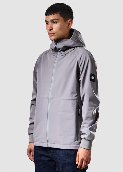 Weekend Offender Jassen  Stipe softshell jacket - light grey 