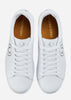 Fred Perry Schoenen  B721 perf leather branded - white black 