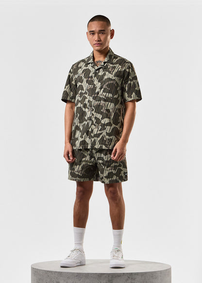 Weekend Offender Korte Broeken  Anzio camo - castle green rain camo 