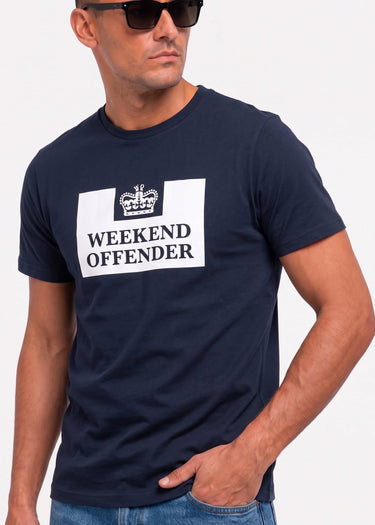 Weekend Offender T-shirts Prison t-shirt - navy
