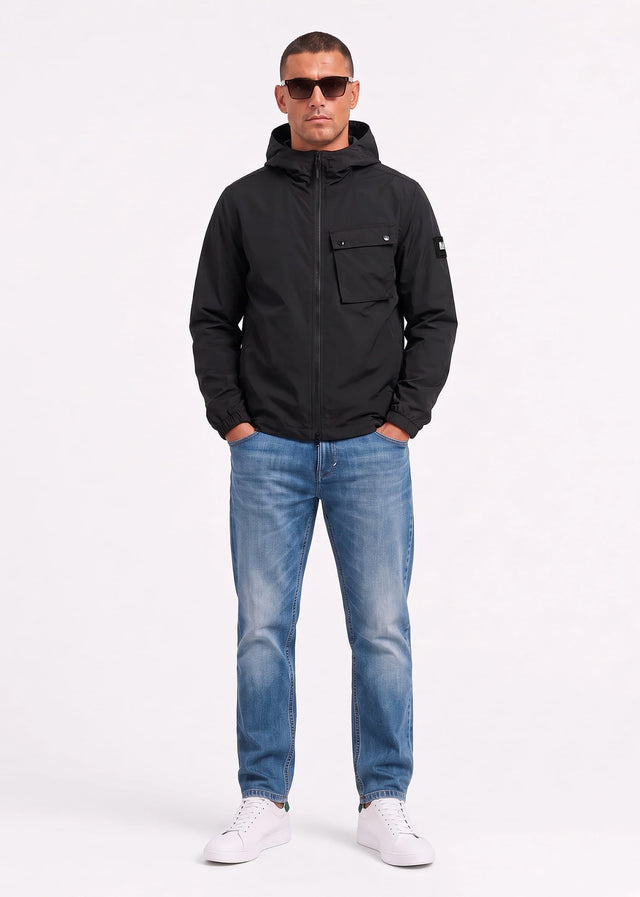 Weekend Offender Jassen Temara stretch technical jacket - black