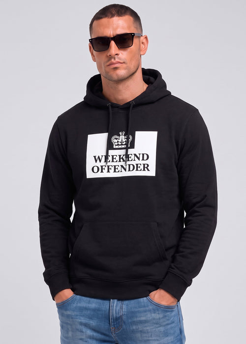 HM service hoodie - black