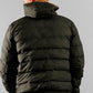 Hooded insulated jacket - hunting green