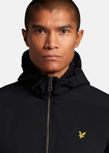 Lyle & Scott Vesten  Softshell jersey zip hoodie - jet black 