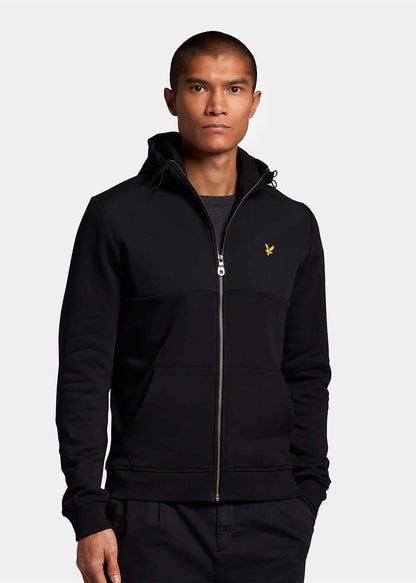 Lyle & Scott Vesten  Softshell jersey zip hoodie - jet black 