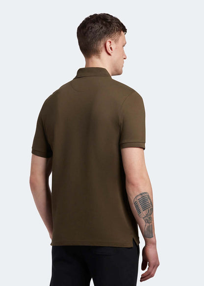 Lyle & Scott Polo's  Plain polo shirt - olive 