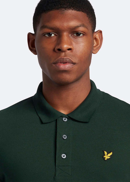 Lyle & Scott Polo's  Plain polo shirt - dark green 