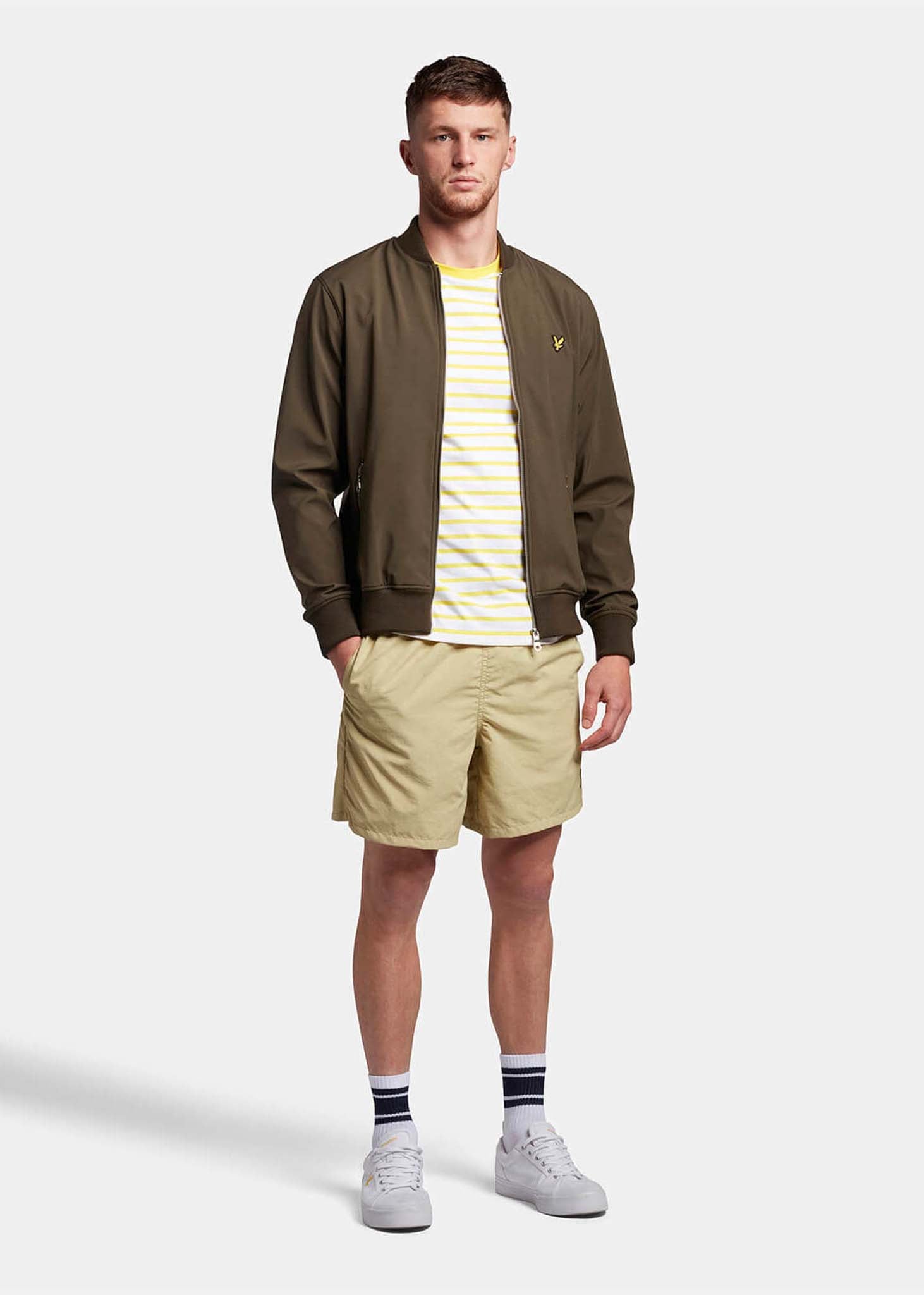 Lyle & Scott Jassen  Softshell bomber jacket - olive 