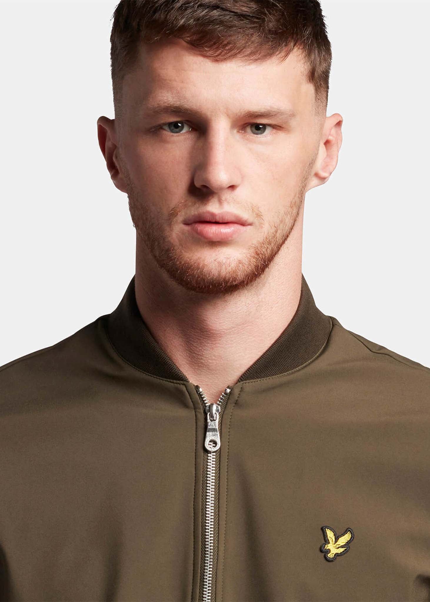 Lyle & Scott Jassen  Softshell bomber jacket - olive 