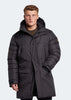 Lyle & Scott Jassen  Long line internal padded jacket - jet black 