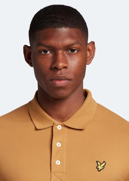 Lyle & Scott Polo's  Plain polo shirt - anniversary gold 