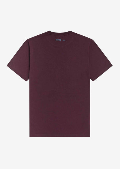 Fred Perry T-shirts  Tonal graphic t-shirt - mahogany 