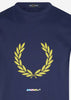 Fred Perry T-shirts  Print registration t-shirt - french navy 