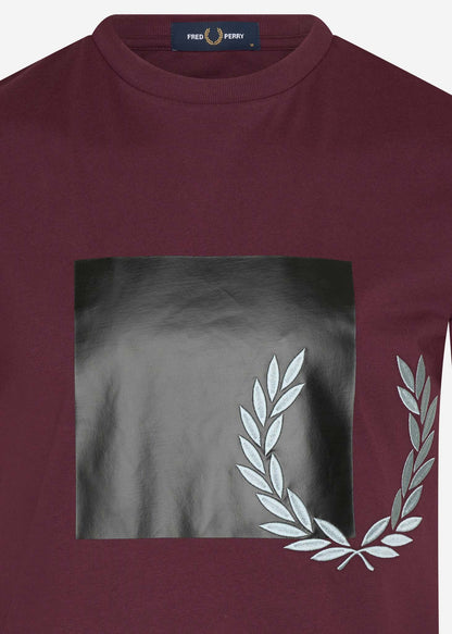 Fred Perry T-shirts  Tonal graphic t-shirt - mahogany 