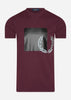 Fred Perry T-shirts  Tonal graphic t-shirt - mahogany 