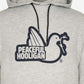Outline hoodie - marl grey