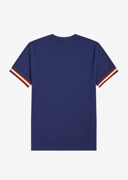 Fred Perry T-shirts  Abstract cuff t-shirt - french navy 