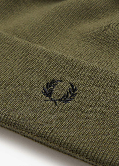 Fred Perry Mutsen  Merino wool beanie - uniform green 