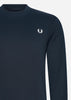 Fred Perry Truien  Crew neck sweatshirt - navy 