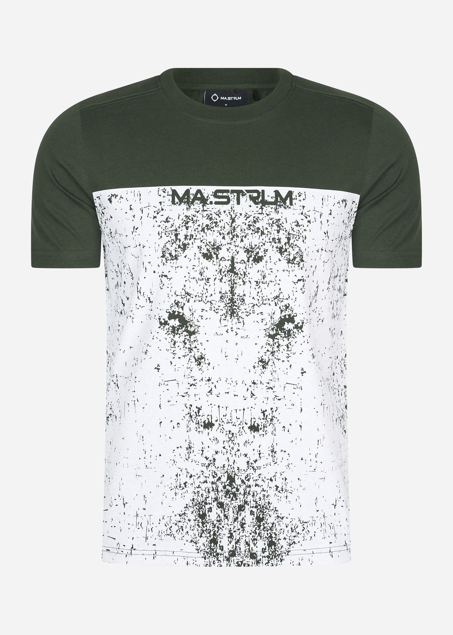 MA.Strum T-shirts  Half body print tee - oil slick 