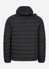 MA.Strum Jassen  Hooded down jacket - jet black 