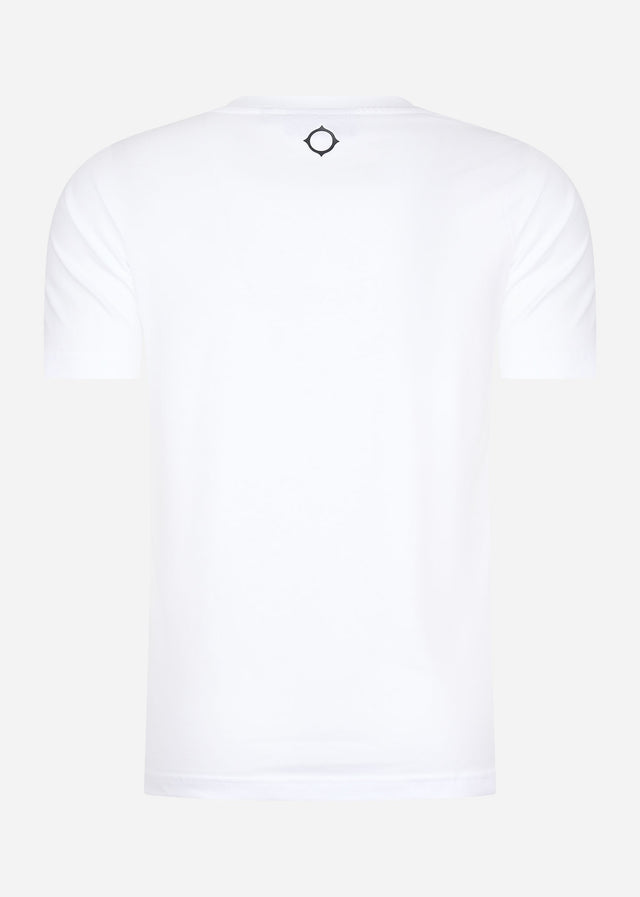 MA.Strum T-shirts  MA.Strum block print tee - optic white 
