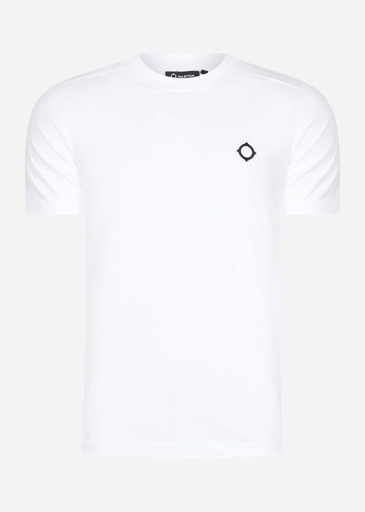 mastrun icon tee optic white t-shirt
