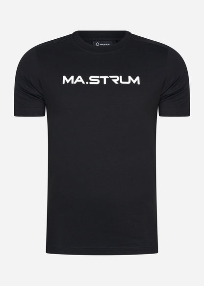 MA.Strum T-shirts  MA.Strum chest print tee - jet black 