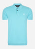 MA.Strum Polo's  SS pique polo - sea blue 