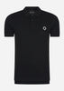 MA.Strum Polo's  SS pique polo - jet black 