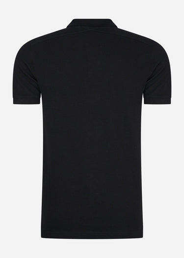 MA.Strum Polo's  SS pique polo - jet black 