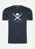 Hackett London T-shirts  Large logo t-shirt - dark navy 