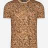 Lyle & Scott T-shirts  Earth print t-shirt - tan 