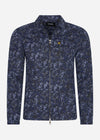 Lyle & Scott Overshirts  Earth print overshirt - dark navy 