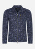 Lyle & Scott Overshirts  Earth print overshirt - dark navy 