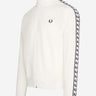 Fred Perry Vesten  Taped track jacket - white 