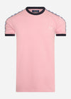 Fred Perry T-shirts  Taped ringer t-shirt - chalky pink 