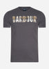 Barbour T-shirts  Thurso tee - asphalt amble 