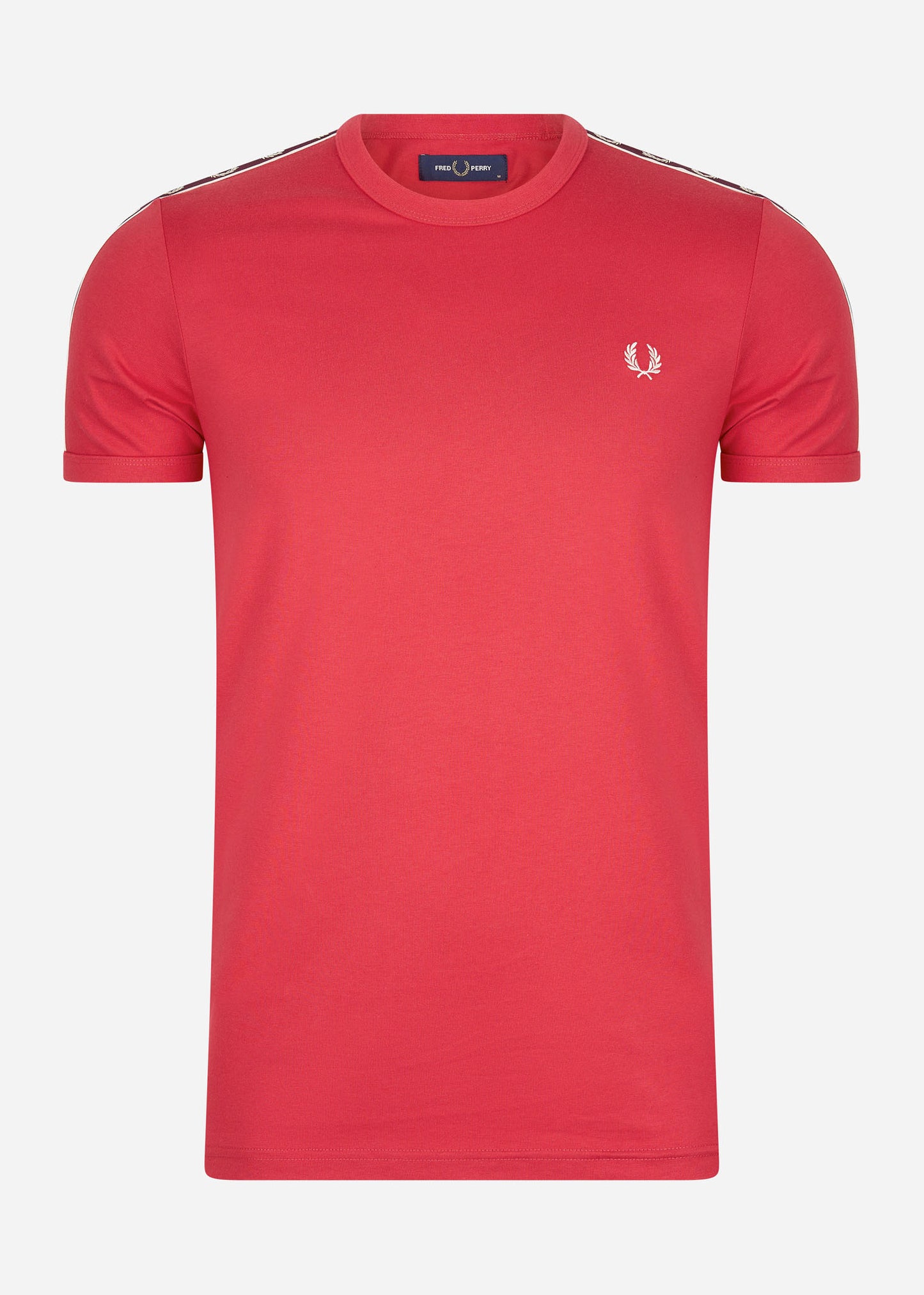 Fred Perry T-shirts  Contrast tape ringer t-shirt - washed red oxblood 