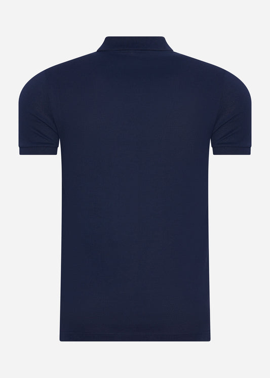 navy slim fit polo lacoste