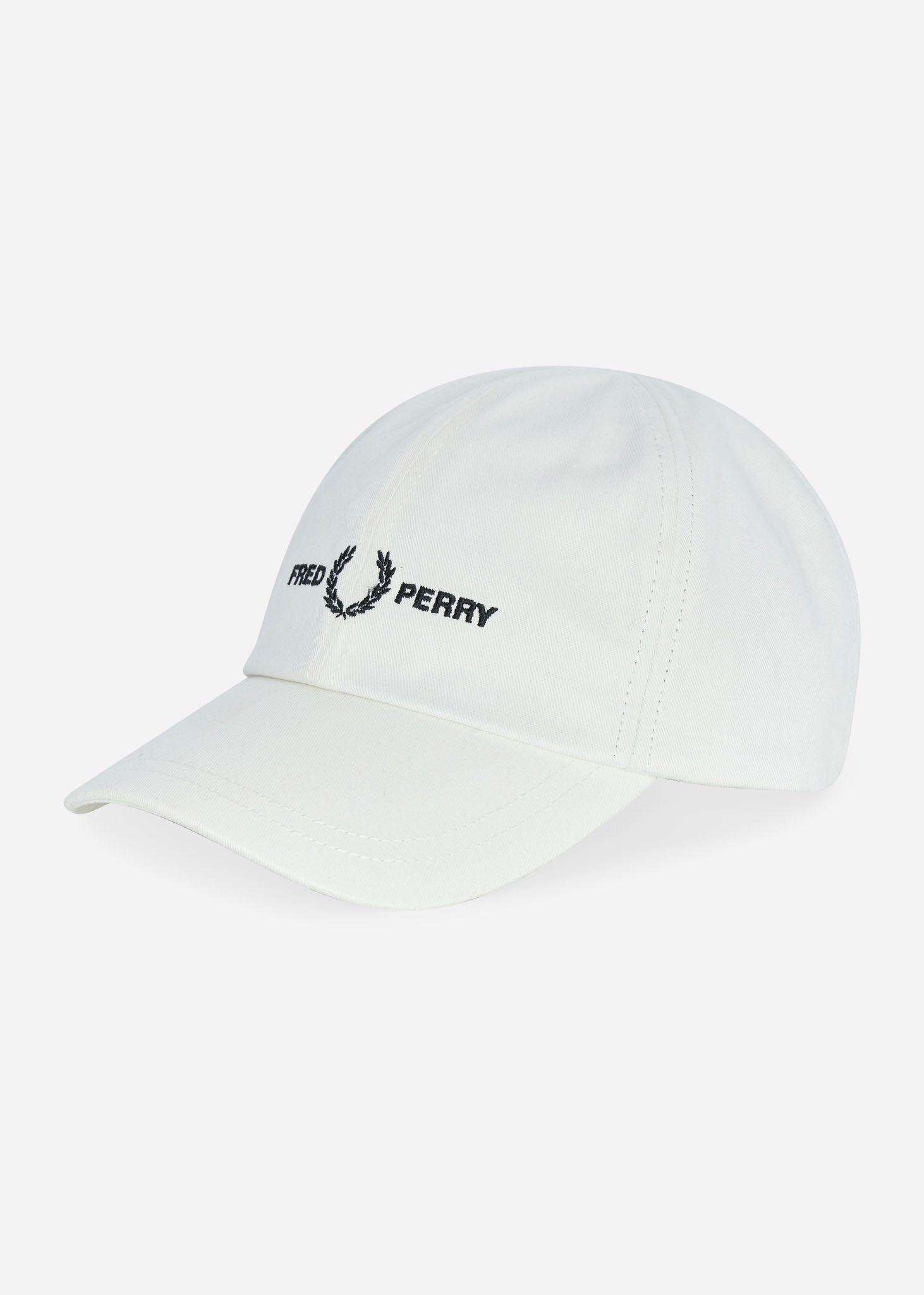 Fred Perry Petten  Graphic branded twill cap - snow white 