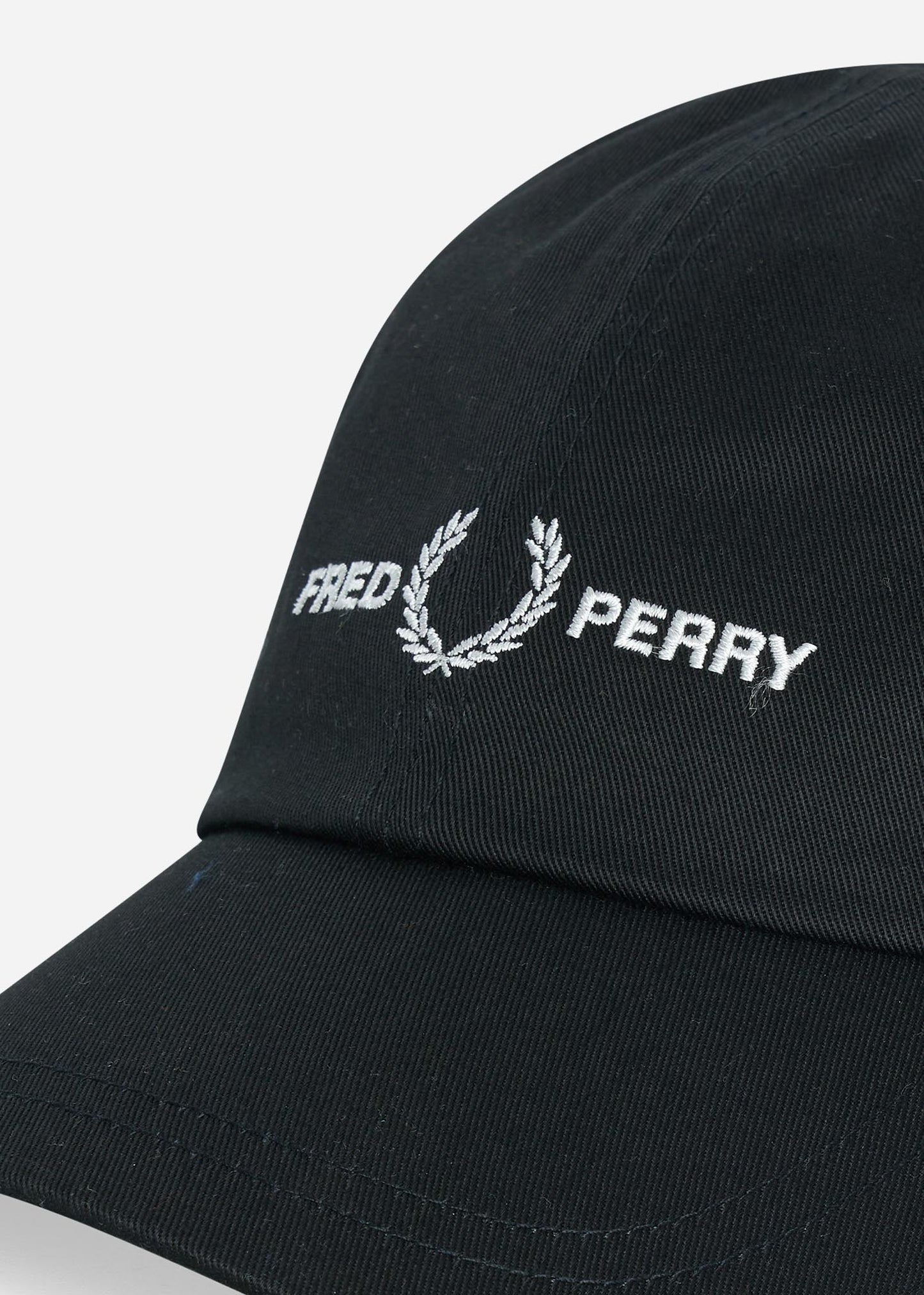 Graphic branded twill cap - black - Fred Perry