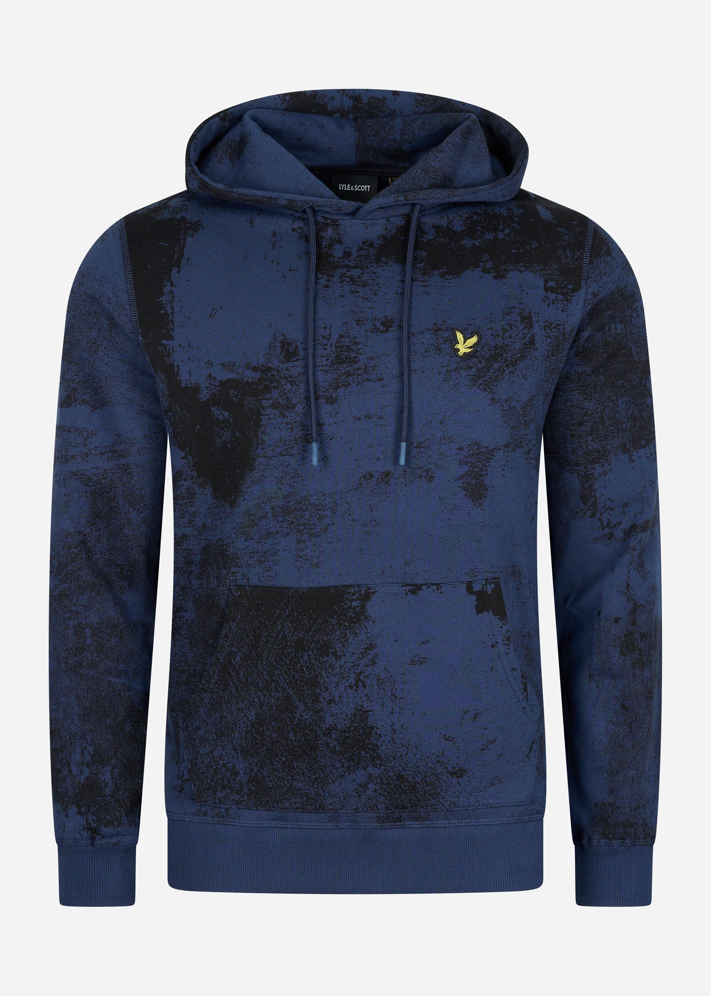 Lyle & Scott Hoodies  Erosion print hoodie - navy 