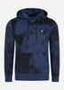 Lyle & Scott Hoodies  Erosion print hoodie - navy 