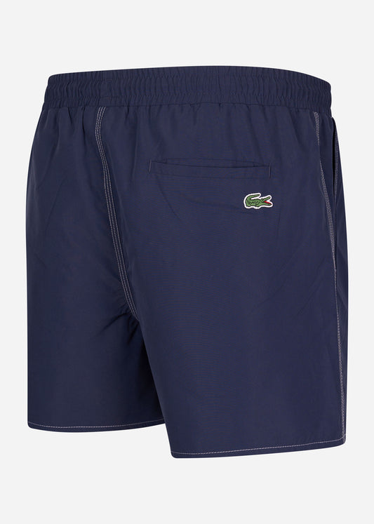 Club lacoste swimming trunks - navy blue